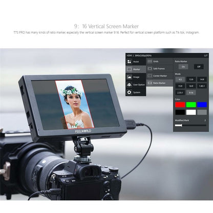 FEELWORLD T7S PRO 7 Inch Camera Monitor Ultra Bright Display Screen for Photography