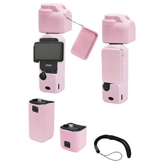 Y007 For DJI Osmo Pocket 3 Shockproof Case Gimbal Camera Anti Scratch Silicone Protective Cover Set
