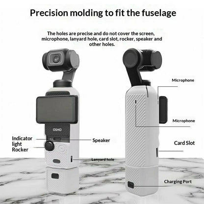 Y007 For DJI Osmo Pocket 3 Shockproof Case Gimbal Camera Anti Scratch Silicone Protective Cover Set