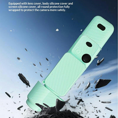 Y007 For DJI Osmo Pocket 3 Shockproof Case Gimbal Camera Anti Scratch Silicone Protective Cover Set