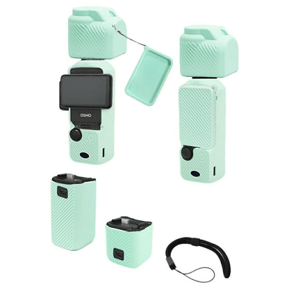 Y007 For DJI Osmo Pocket 3 Shockproof Case Gimbal Camera Anti Scratch Silicone Protective Cover Set