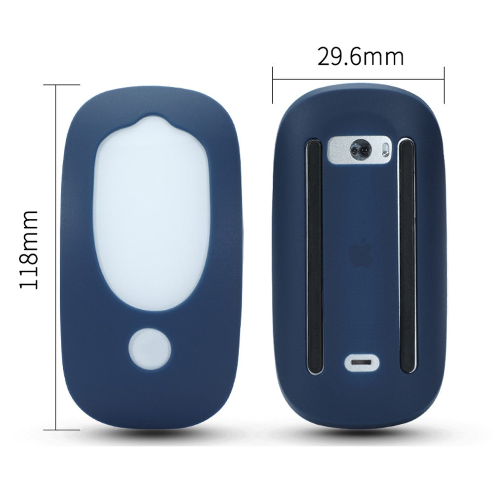 Wireless Mouse Anti-drop Soft Silicone Cover Protective Case for Apple Magic Mouse 1/2