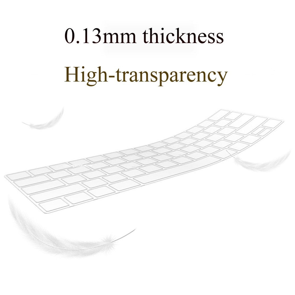 WIWU Ultra Thin Clear Dustproof Waterproof Keyboard Skin Protector Cover for MacBook Pro 14inch 2021