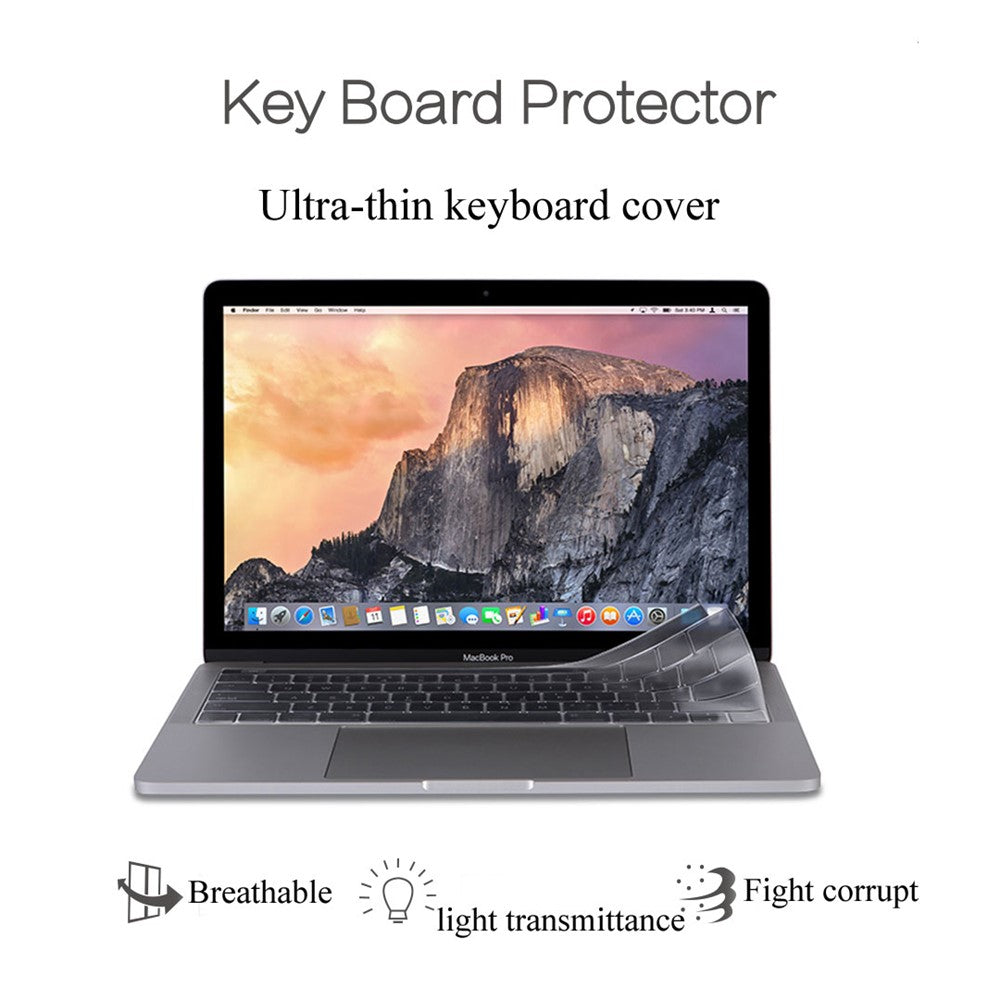 WIWU Ultra Thin Clear Dustproof Waterproof Keyboard Skin Protector Cover for MacBook Pro 14inch 2021