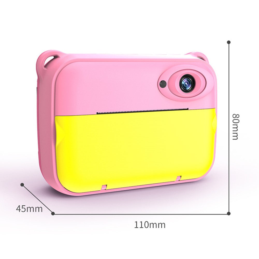 CP18 Kid's Camera HD Color Photo Children Video Camera Thermal Printing Camera Toy USB Rechargeable