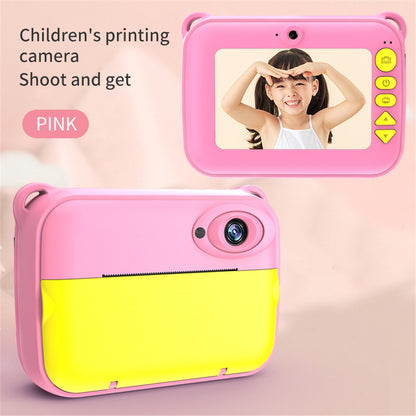 CP18 Kid's Camera HD Color Photo Children Video Camera Thermal Printing Camera Toy USB Rechargeable