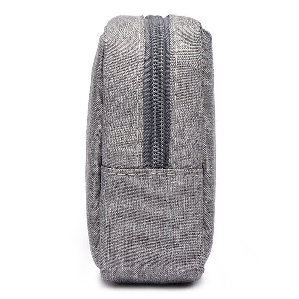 ZZRS Digital Storage Bag Power Bank Data Cable Charger Electronics Accessories Portable Pouch (Size: S)