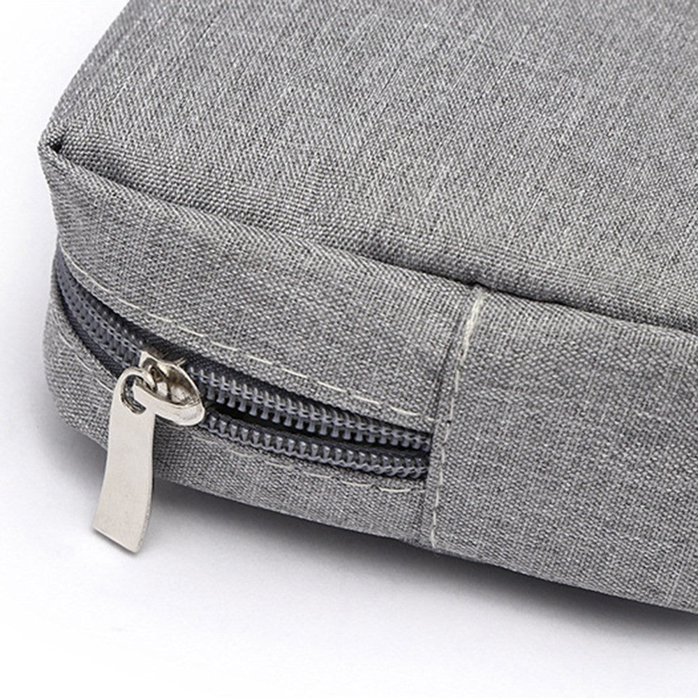 ZZRS Digital Storage Bag Power Bank Data Cable Charger Electronics Accessories Portable Pouch (Size: S)