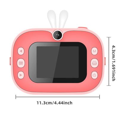X106 Kids Inkless Printable 2.4-Inch Camera Instant Photo Creator Christmas Birthday Gift