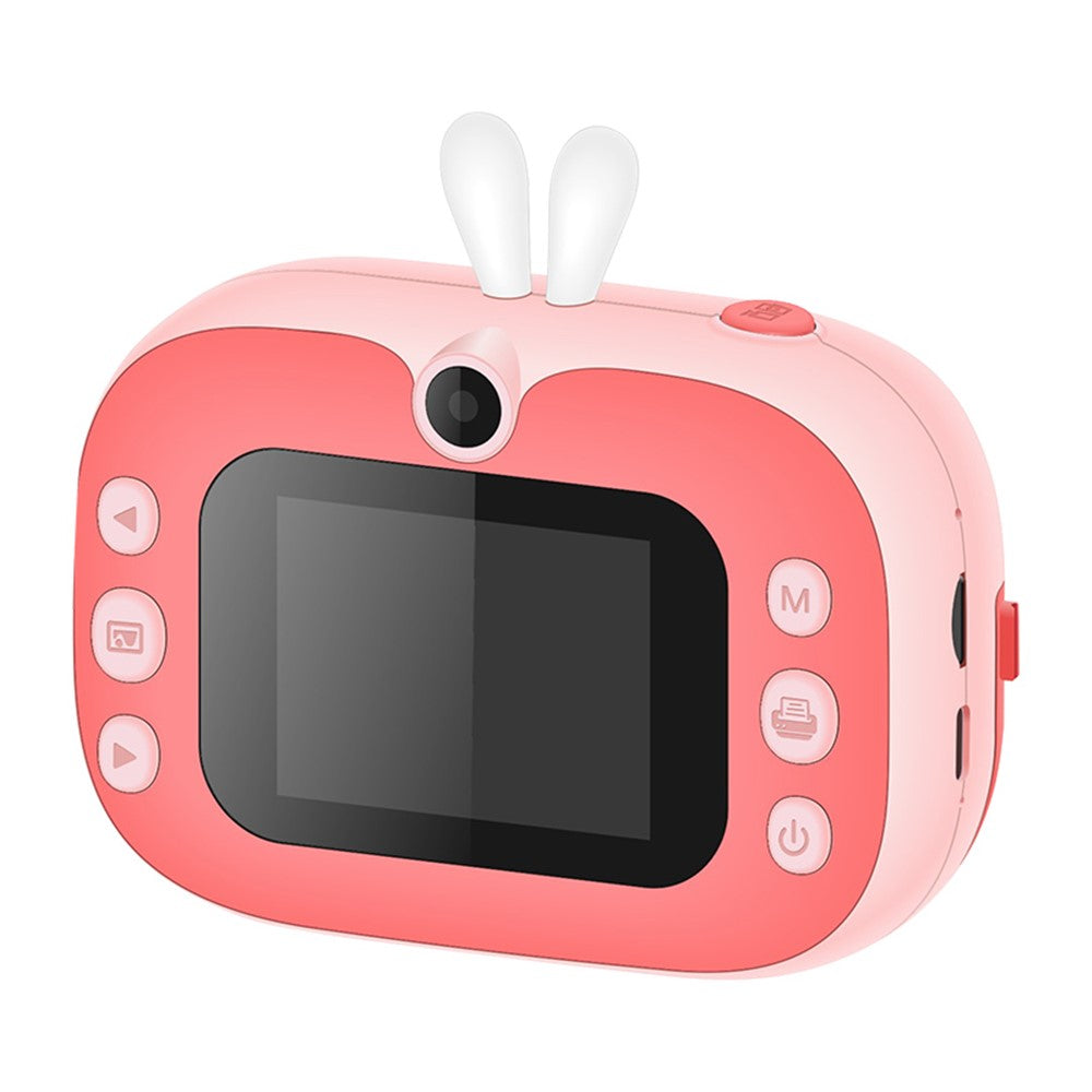 X106 Children Instant Print Camera 2.4-Inch Photo Printer with 32G Memory Card+Card Reader