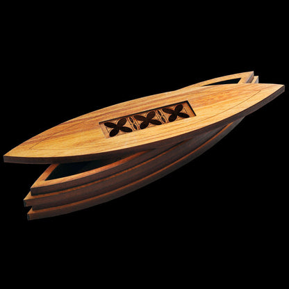 Frangipani Inlay Wakahuia Box Large