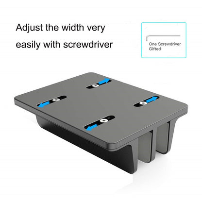 XWJ-004A Adjustable Width Double Slots Cooling Laptop Notebook Tablet Bracket Base