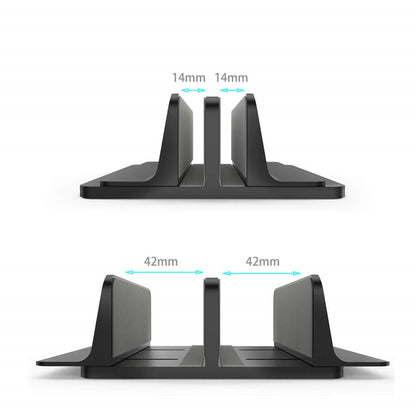 XWJ-004A Adjustable Width Double Slots Cooling Laptop Notebook Tablet Bracket Base