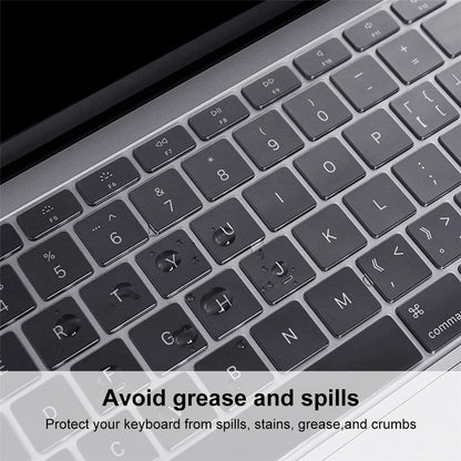 ENKAY HAT PRINCE Ultra-thin TPU Keyboard Guard Film for MacBook 12-inch/Pro 13.3-inch A1708 without Touch Bar (2016 EU Version)