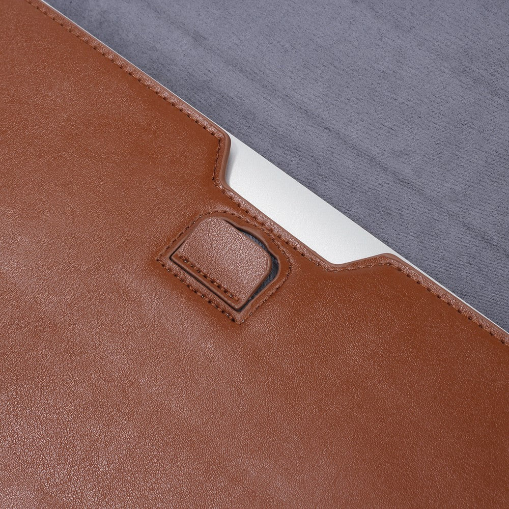 Envelop Leather Laptop Sleeve Cover with Stand for MacBook 12-inch/Air 11.6-inch