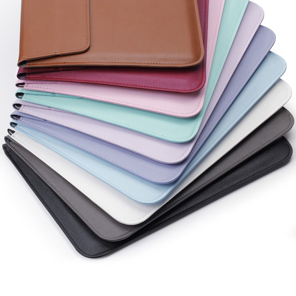 Business Envelope Style Leather Sleeve Bag for Macbook Pro 15.4 inch with Retina Display