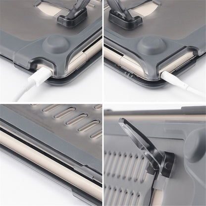 Two-pieces Plastic + TPU Hybrid Case with Stand for MacBook 12-inch with Retina Display (2015)