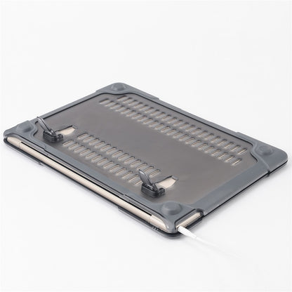 Two-pieces Plastic + TPU Hybrid Case with Stand for MacBook 12-inch with Retina Display (2015)