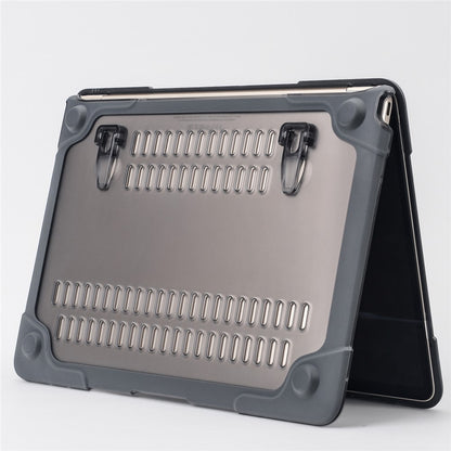 Two-pieces Plastic + TPU Hybrid Case with Stand for MacBook 12-inch with Retina Display (2015)