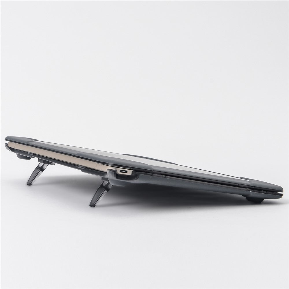 Two-pieces Plastic + TPU Hybrid Case with Stand for MacBook 12-inch with Retina Display (2015)