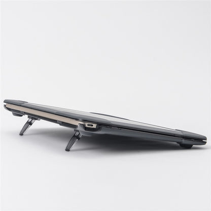 Two-pieces Plastic + TPU Hybrid Case with Stand for MacBook 12-inch with Retina Display (2015)