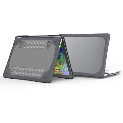 Two-piece Plastic + TPU Combo Case with Stand for MacBook Pro 13-inch (2016) with Touch Bar