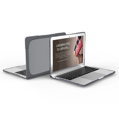 Two-piece Plastic + TPU Combo Case with Stand for MacBook Pro 13-inch (2016) with Touch Bar