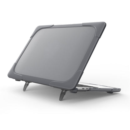 Two-piece Plastic + TPU Combo Case with Stand for MacBook Pro 13-inch (2016) with Touch Bar