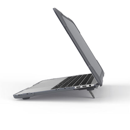 Two-piece Plastic + TPU Combo Case with Stand for MacBook Pro 13-inch (2016) with Touch Bar