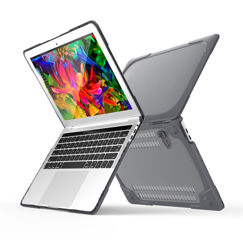 Two-piece Plastic + TPU Combo Case with Stand for MacBook Pro 13-inch (2016) with Touch Bar