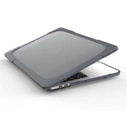 Two-piece Plastic + TPU Combo Case with Stand for MacBook Pro 13-inch (2016) with Touch Bar