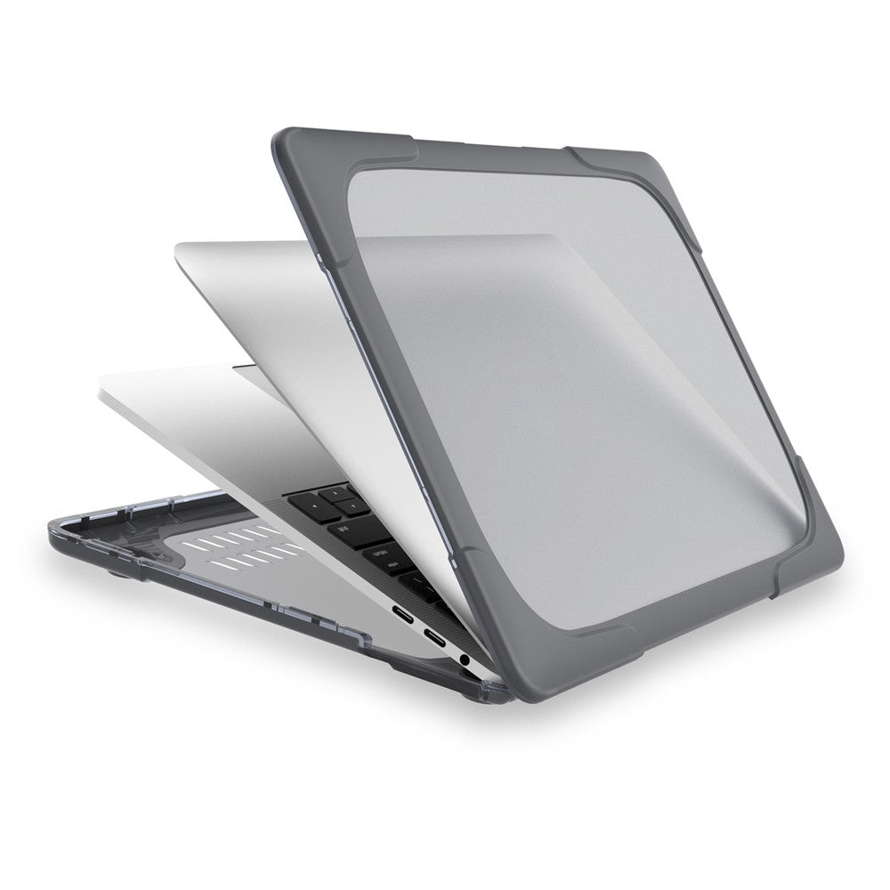 Two-piece Plastic + TPU Combo Case with Stand for MacBook Pro 13-inch (2016) with Touch Bar