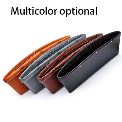 2Pcs/Set Car Seat Organizer Side Gap Storage Pocket for Wallet, Phones, Maps, Cash etc.
