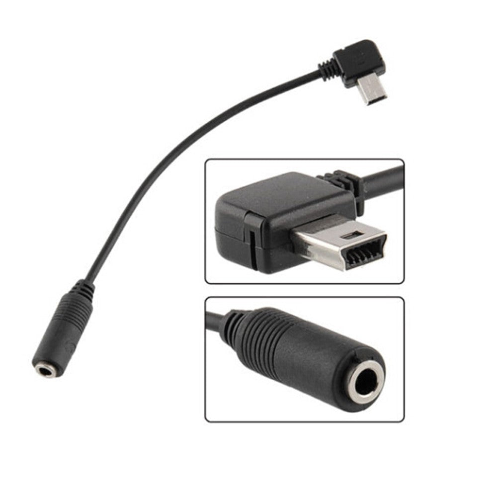 Mini USB Microphone with Clip + Mic Adapter for GoPro Hero 4/3+/3