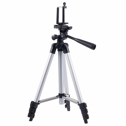 Retractable Aluminum Alloy Tripod Mount Stand for DSLR Camera / Phone / Fishing Flashlight