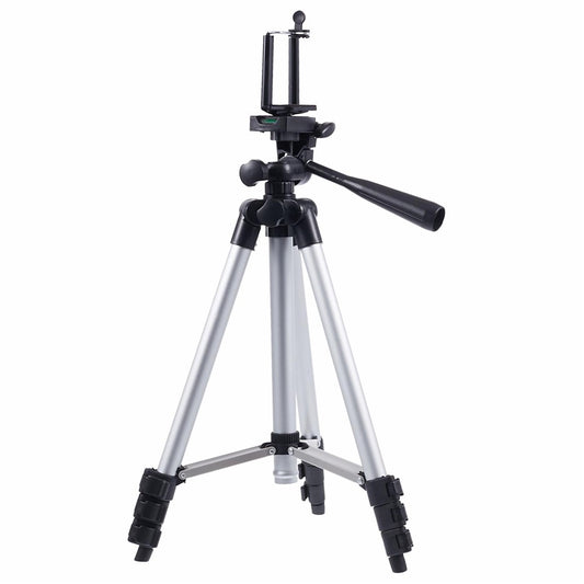 Retractable Aluminum Alloy Tripod Mount Stand for DSLR Camera / Phone / Fishing Flashlight
