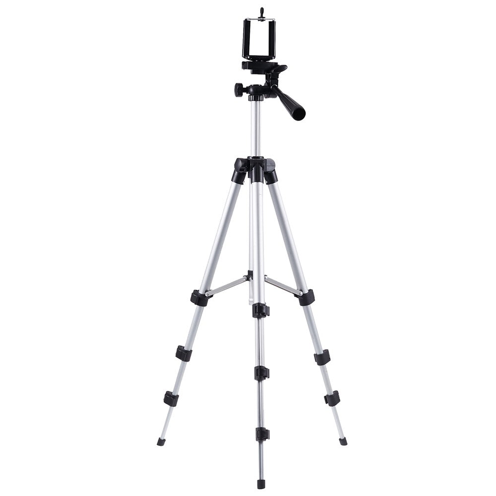 Retractable Aluminum Alloy Tripod Mount Stand for DSLR Camera / Phone / Fishing Flashlight
