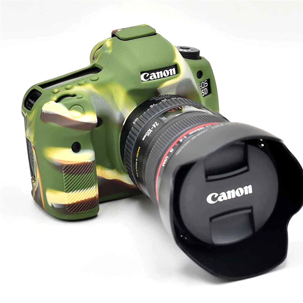 For Canon EOS 5D Mark III / 5DS / 5DRS Silicone Protective Camera Body Case Cover