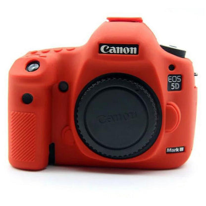 For Canon EOS 5D Mark III / 5DS / 5DRS Silicone Protective Camera Body Case Cover