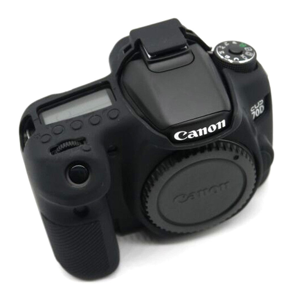 For Canon EOS 70D Silicone Protective Camera Body Case