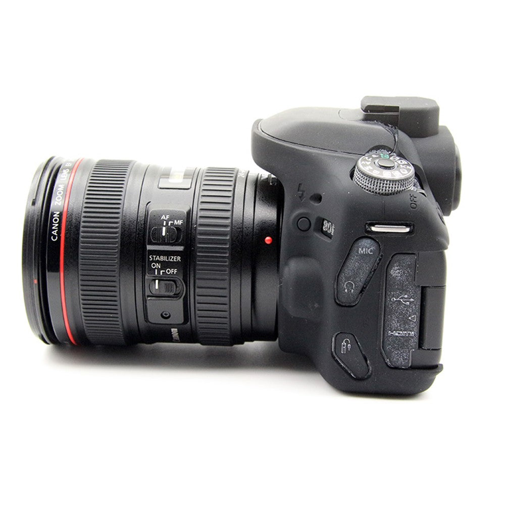 Soft Silicone Protective Case for Canon EOS 80D DSLR Camera