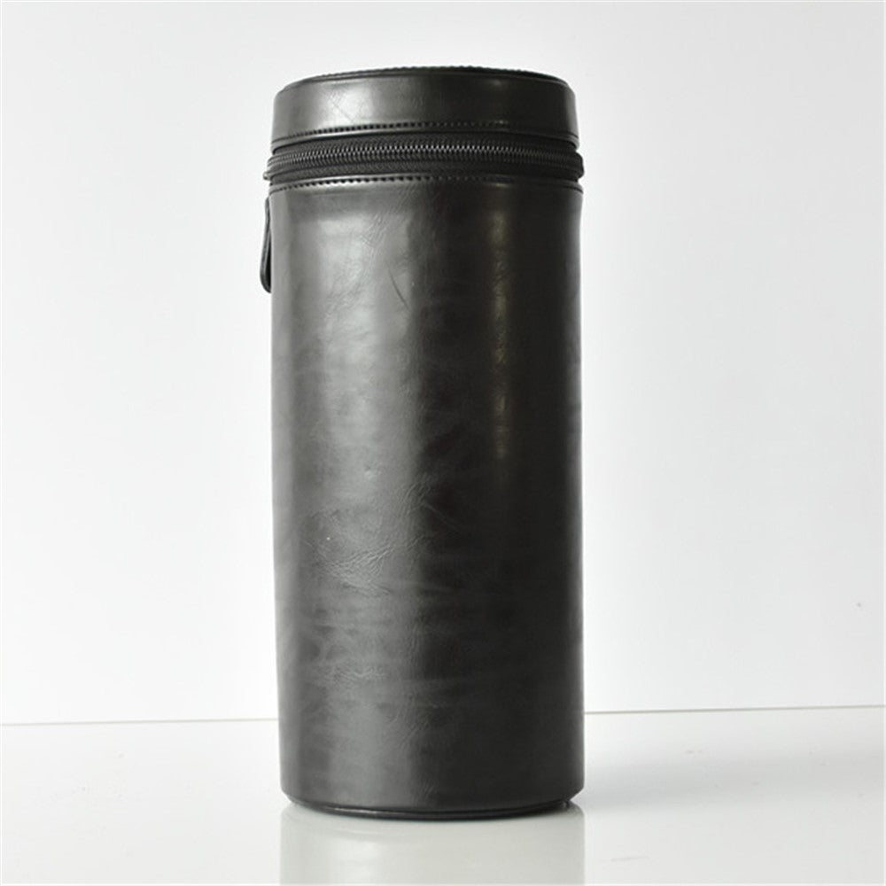 Camera Lens Bag Lens Pocket PU Leather Shell for Nikon Canon Sony Fujifilm etc