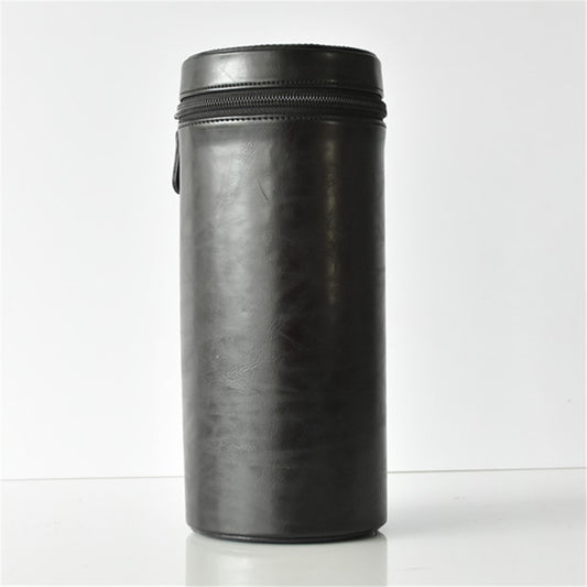 Camera Lens Bag Lens Pocket PU Leather Shell for Nikon Canon Sony Fujifilm etc