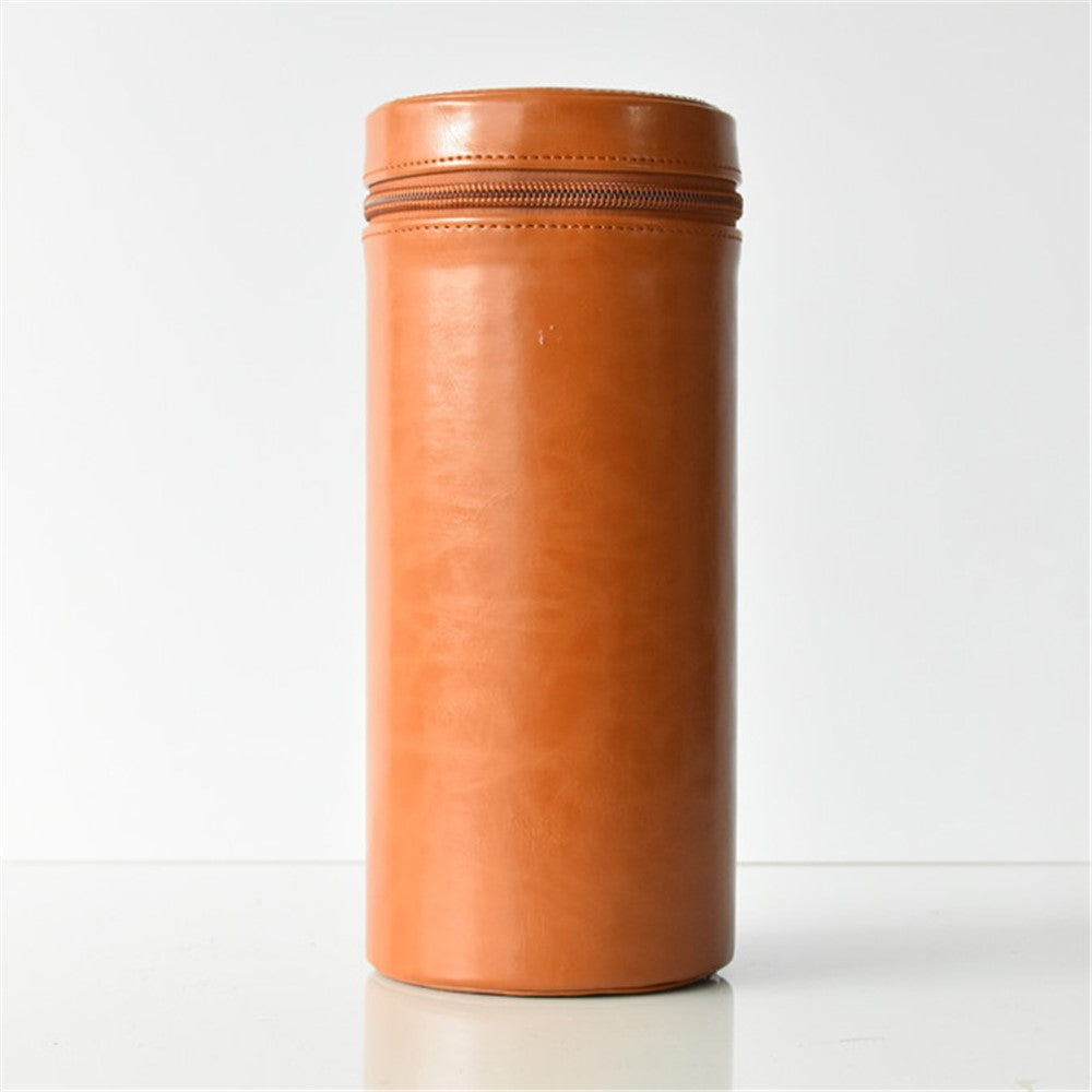Camera Lens Bag Lens Pocket PU Leather Shell for Nikon Canon Sony Fujifilm etc