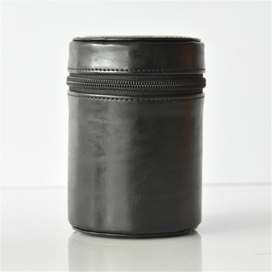 Camera Lens Bag Lens PU Leather Protective Case for Nikon Canon Sony Fujifilm etc