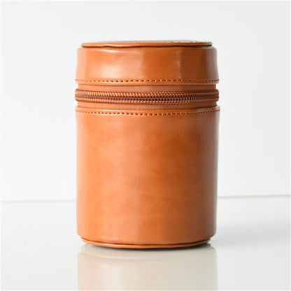 Camera Lens Bag Lens PU Leather Protective Case for Nikon Canon Sony Fujifilm etc