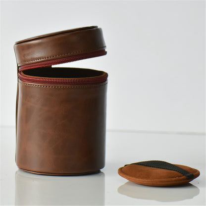 Camera Lens Bag Lens PU Leather Protective Case for Nikon Canon Sony Fujifilm etc