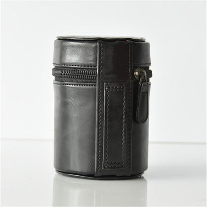 Camera Lens PU Leather Bag Protection Case for Nikon Canon Sony Fujifilm etc