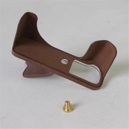 PU Leather Half Camera Protective Bag for Canon Powershot G1XIII