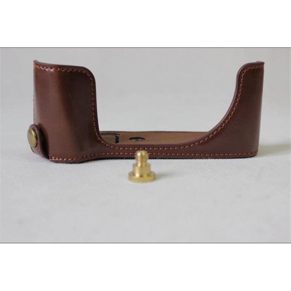 PU Leather Half Camera Protective Bag for Canon Powershot G1XIII
